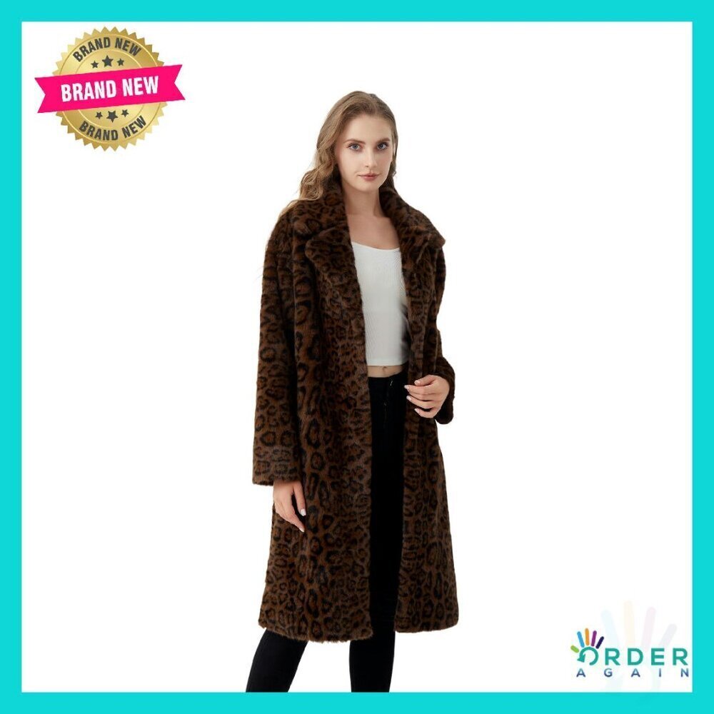 Luxury Winter Faux Fur Trench Coat Reversible Mink Suede Elegant Chic
